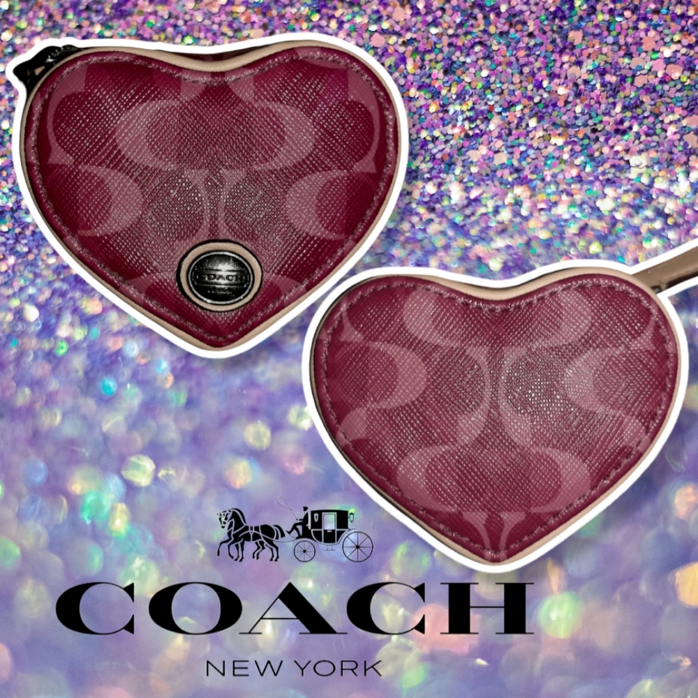 Coach Peyton Dream C Heart Pouch